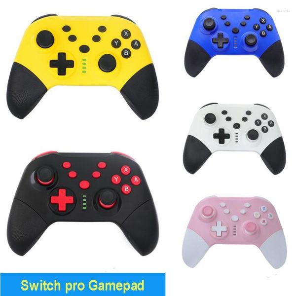 Controladores de jogo Bluetooth Gamepad para N-Switch Switch Pro Controller Wireless Remote Bluetooth-compatível