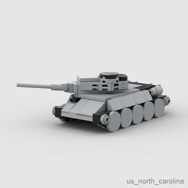 Blocos tanque militar blocos de construção modelo plástico exército canhão soldado figuras armas tijolos brinquedos menino r230913