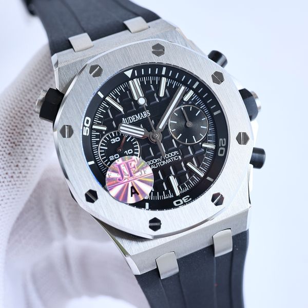 Высококачественный лучший бренд Audexxx Pigxxx AP Hornet Мужские часы с сапфировым стеклом Автоматический механический дизайнерский механизм Многофункциональный хронограф Мужские часы Montre