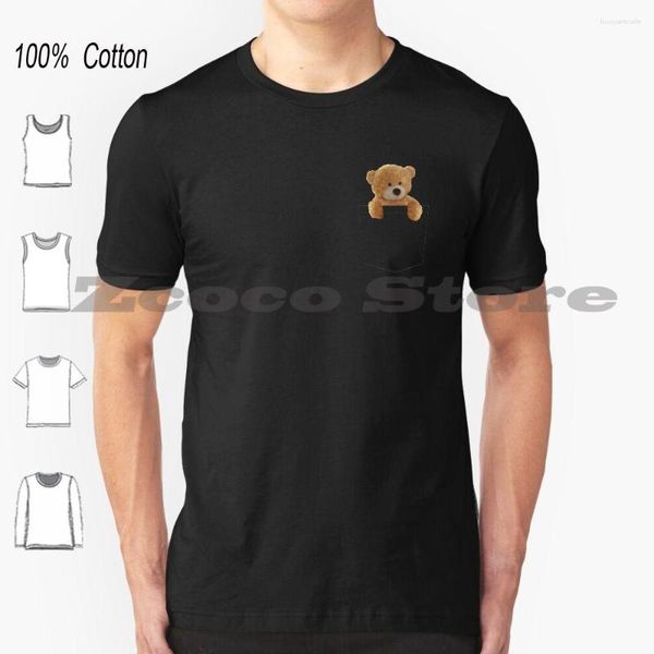 Magliette da uomo Teddy In T-shirt in cotone Uomo Donna Modello personalizzato Simpatico orsetto adorabile Piccola madre Mamma Figlio Figlia