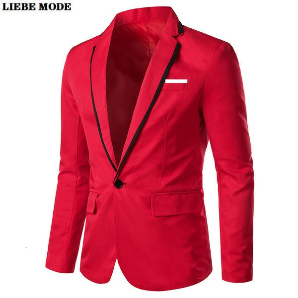 Men's Suits Blazers Luxury Men's Dress Suit Jacket Yellow Pink Red Evening Prom Wedding Blazer Men Classic Formal Business Uniform Work Suit Coats 230912