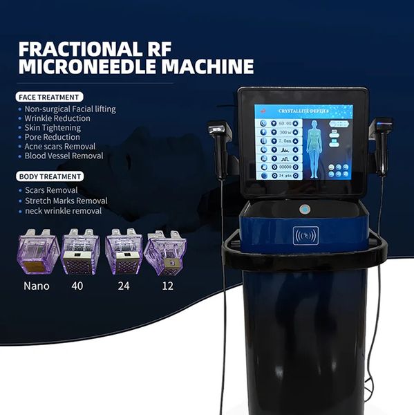 Crystallite Depth Morpheus8 Radiofrecuencia Microneedling Rf Избавьтесь от морщин и устраните шрамы 2 ручки