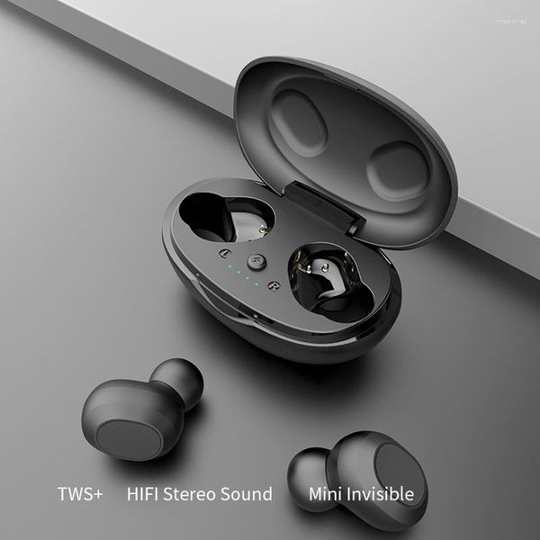 Kablosuz Kulaklıklar Bluetooth Kulaklık TWS EARBUDS HIFI MINI MÜZİK STEAM GAZING EARLIKLARI MIC ile