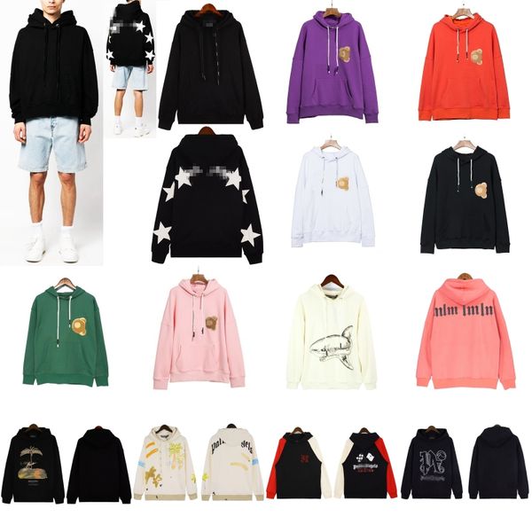 23ss Mens Mulheres Designer de Alta Qualidade Pulôver Impressão Womens High Street Hoodie Suéter Moletons Manga Longa Solta Urso Hoodie Grosso Oversized Hoodies