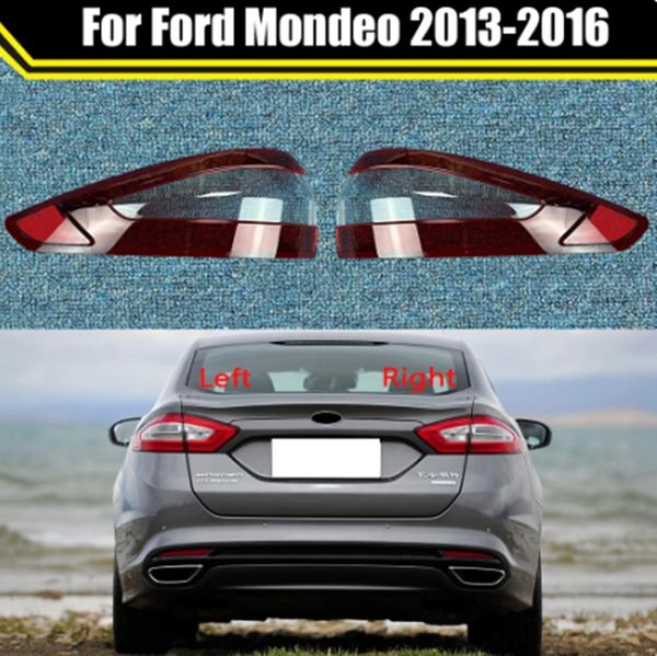 Para ford mondeo 2013-2016 luz traseira do carro escudo luzes de freio escudo substituir auto lâmpada traseira escudo máscara abajur