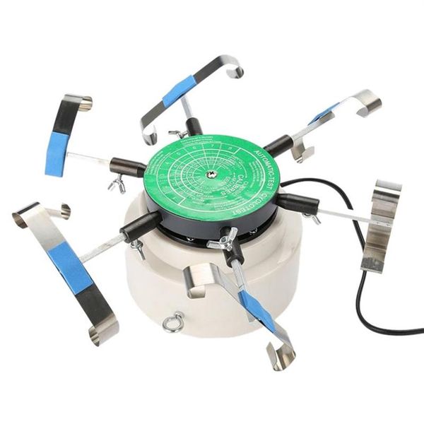 Automic-Test Cyclotest Uhrentester-Testmaschine – Uhrenbeweger für sechs Uhren gleichzeitig, Eu-Stecker-Reparatur-Werkzeug-Sets207g