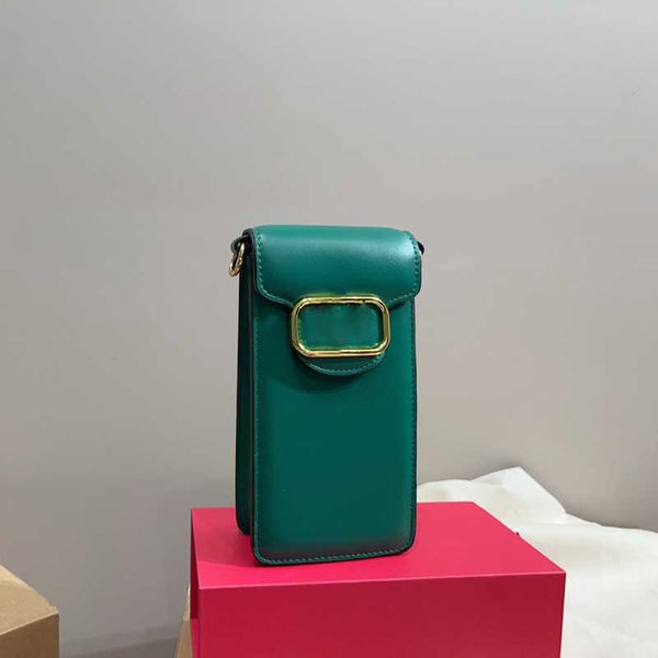 Handytasche Mini-Designer-Taschen Damenhandtaschen Luxus-Lederkette Umhängetasche Moderne Vintage quadratische weiße Umhängetaschen Kleine Brieftasche 230913