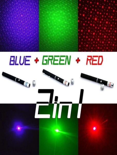 Modello con cappuccio a stella 532nm Penna puntatore laser verde da 5 mw Testa a stella Caleidoscopio Luce Penna laser da 5 mw Puntatori laser a LED Luce verde3868999 LL