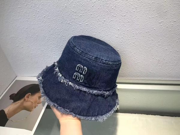 M Designer-Eimerhut, passende Denim-Mütze, Sonnenschutz-Mütze, Beanie-Baseball-Mütze, Snapbacks, Outdoor-Angeln