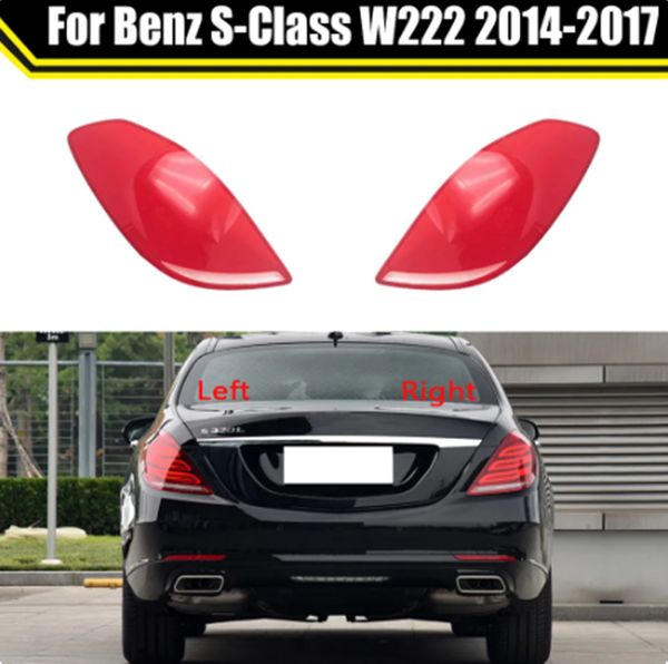 Per Benz S-Class W222 2014-2017 Auto Fanale Posteriore Borsette Luci Dei Freni Borsette Sostituzione Auto Posteriore Borsette Copertura maschera