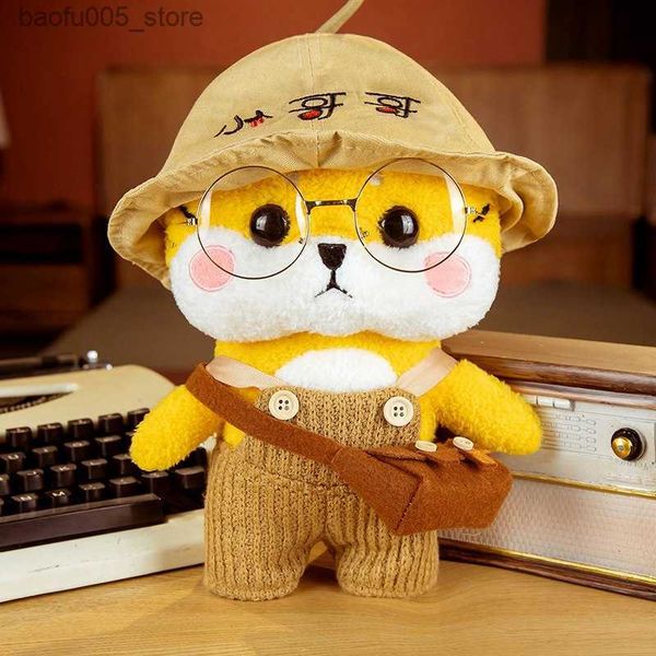 Plüschpuppen 2022 30 cm Cartoon Tiger Plüschtiere Weiche gefüllte Tigerpuppen mit Kawaii-Kleidung Niedliche Tierplüschpuppe Geburtstagsgeschenke für Kinder Q230913