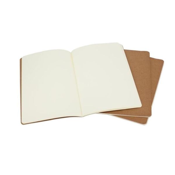 Notizblöcke Großhandel, A5, Kraftbraun, unliniert, Reisetagebücher, Notizbuch, weiche Er-Notizbücher, 210 mm x 140, 60 Seiten, 30 Blatt, Schreibwaren, Büro, Dh7Tr