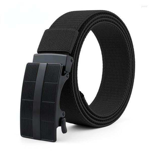 Gürtel Männer Automatische Schnallen Business Casual Belt Nylon atmungsaktiven elastischen hochwertigen Herren