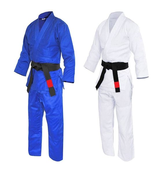 Altri articoli sportivi Tafon 450 g/m² Top 240 g/m² Pantaloni Judo Gi Arti marziali Uniforme Candeggina Kimono Gi a trama singola con cintura bianca 230912