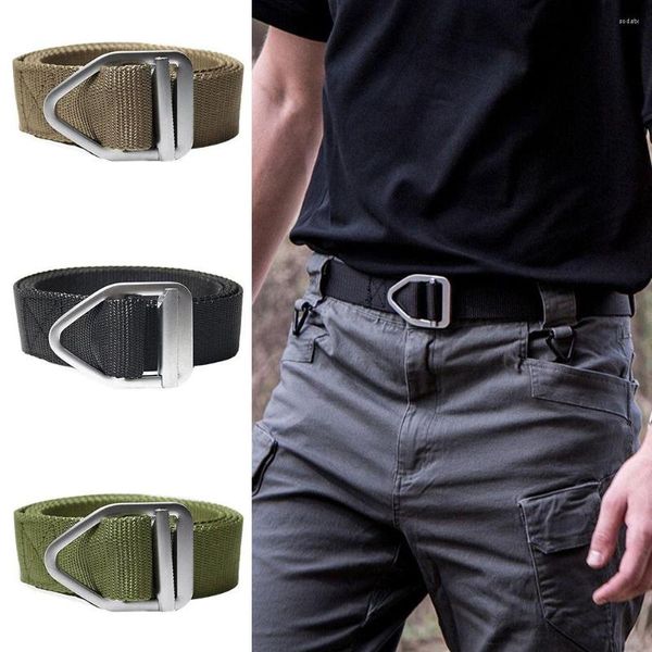 Cinture Design ad asciugatura Cintura in tessuto Cintura con fibbia in lega d'argento Cintura in tela non porosa Cintura intrecciata in nylon