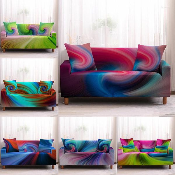 Чехлы на стулья шикарный эластичный чехол для дивана для гостиной эластичный красочный чехол с геометрическим рисунком 1/2/3/4-местное кресло, диван