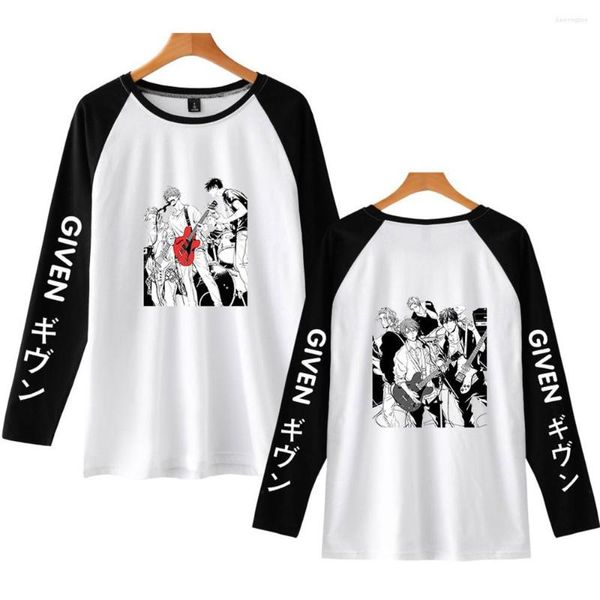 T-shirt da uomo Dato Camicia Uomo Donna Estate a maniche lunghe Anime Yaoi Harajuku Campus Stile Abiti Cosplay Moda Top