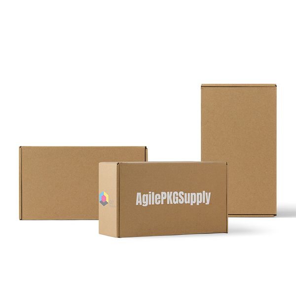 Benutzerdefinierte Logo-Box Kosmetikbekleidung Verpackung Wellpappe Versandpapierbox