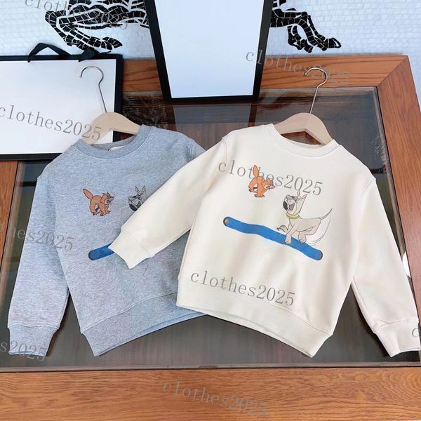 Diseñador Otoño Invierno Nuevo estilo Conjuntos de ropa Sudadera con capucha europea americana Moda Big Boys Girls Fleece Manga larga Ropa para niños Sudadera con capucha Tops de lujo Sudaderas