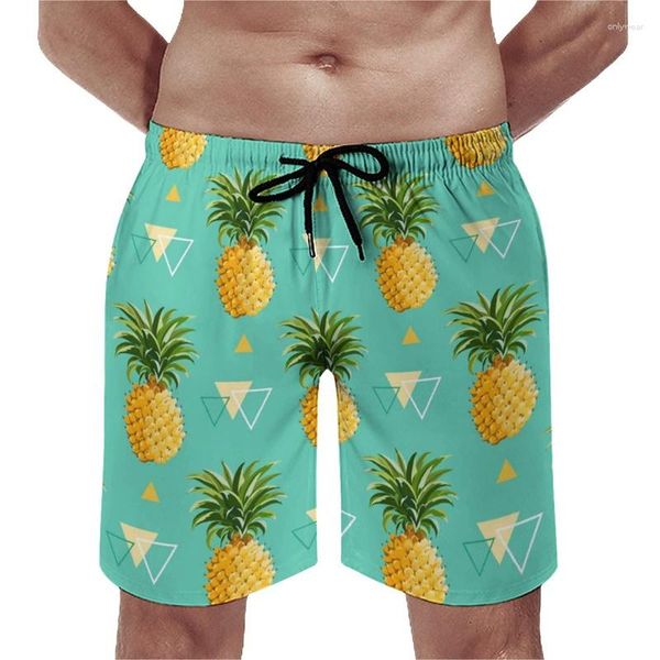 Herren -Shorts Herren Shorts 2023 Schwimmstüle Männer lässige Hawaii Beach 3D Printed Obstbrett Badeanzug Homme Ropa Hombre Sommer Cool Ice