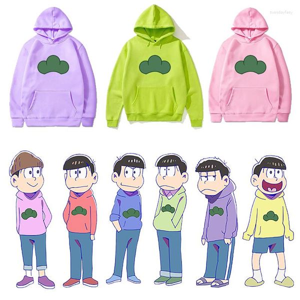 Felpe con cappuccio Osomatsu San Felpa con cappuccio da donna Costumi Cosplay Karamatsu Anime Harajuku Matsuno Ichimatsu Osomatsu-san Felpe Kpop Vestiti