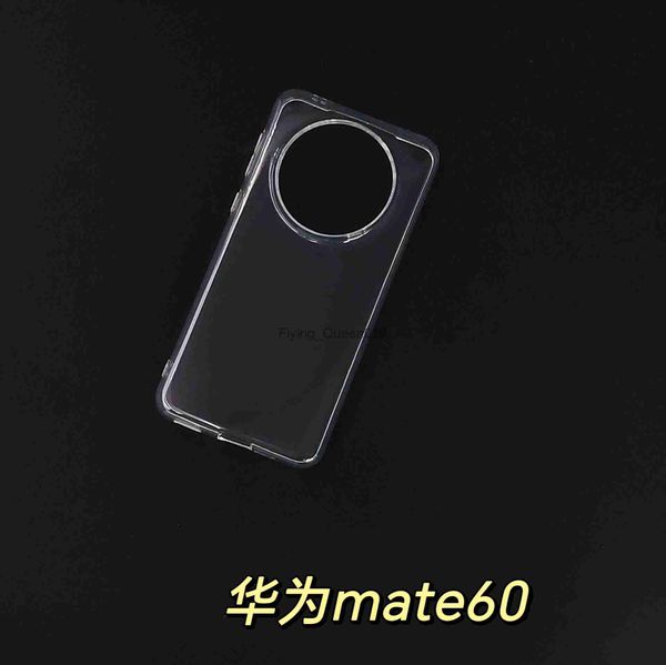 Capas de telefone celular adequadas para Huawei Mate60 capa protetora de celular capa macia Mate60PRO sem clipe material de galvanoplastia de cor sólida HKD230913