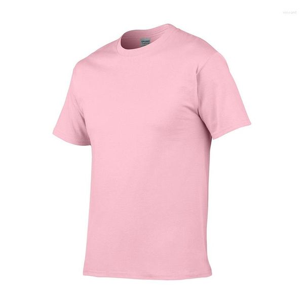 Herren-Trainingsanzüge Großhandel Drop-Ship Baumwolle Sommer Soft Slim Kurzarm T-Shirt Männer DDFB