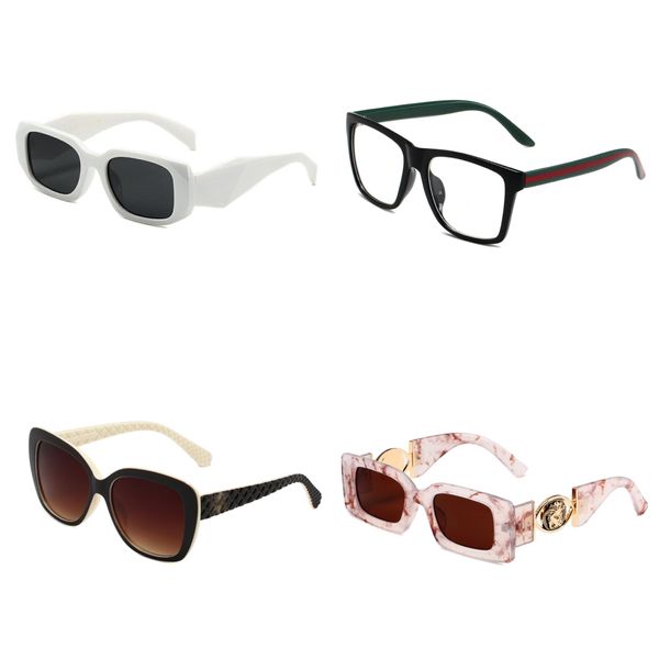 Neue Mode Top Klassische Sonnenbrille Rechteck Sonnenbrille Frauen Trendy Quadratische Sonnenbrille Pack Party Vintage Rahmen Brillen für Mädchen mit BOX