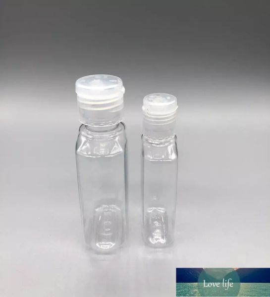 All-Match Plastik Boş Alkol Doldurulabilir Şişe Taşınması Kolay Şeffaf Pet Plastik El dezenfektanı Şişeler Sıvı Seyahat İçin