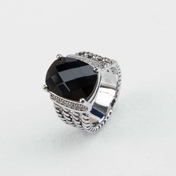 Designer DY Ring Luxury Top Fashion 16 x 12MM KNIT CROSS X RING Acessórios joias de alta qualidade Moda romântica presente de Dia dos Namorados