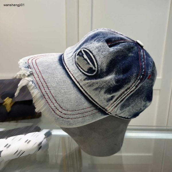 23ss homens fazem chapéus jeans velhos moda casquette para menina menino designer boné de beisebol para mulheres incluindo caixa presente preferido