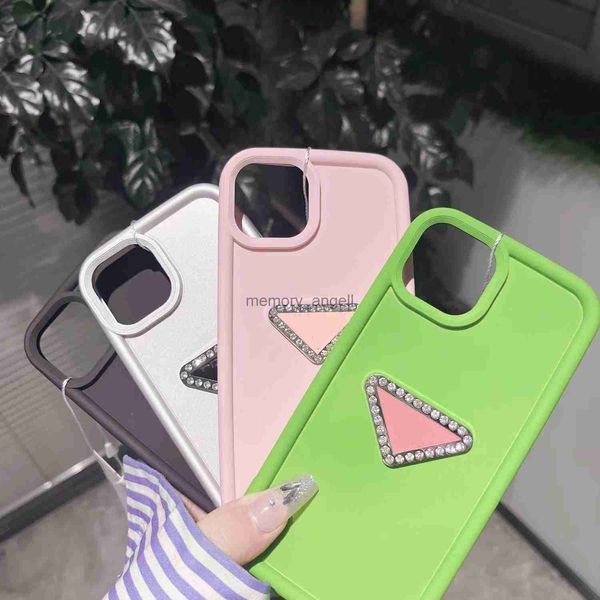 Capas de telefone celular Capa de telefone designer para iphone 14 pro max 13 mini 12 conjuntos 11 max plus xs xr x 7 8 6 plus light luxo flash diamante soft shell capa de telefone móvel hkd230914