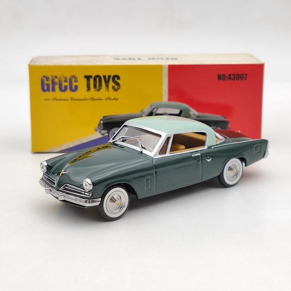 Diecast Model GFCC 1 43 Studebaker Komutanı Hardtop 1953 43007c Alaşım Araba Limited Koleksiyonu 230912