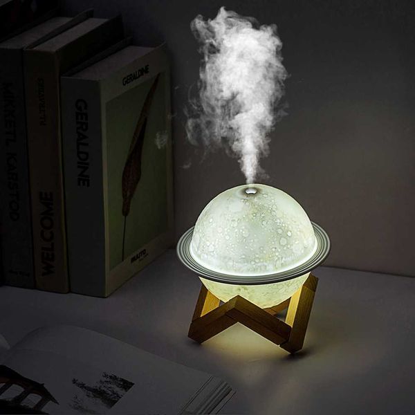 Luftbefeuchter, Aromatherapie-Luftbefeuchter, 3D-Mond mit LED-Licht, Luftbefeuchter, befeuchtet die Haut, lindert Müdigkeit für Zuhause, Büro, Yoga, Fitnessstudio, Zubehör L230914