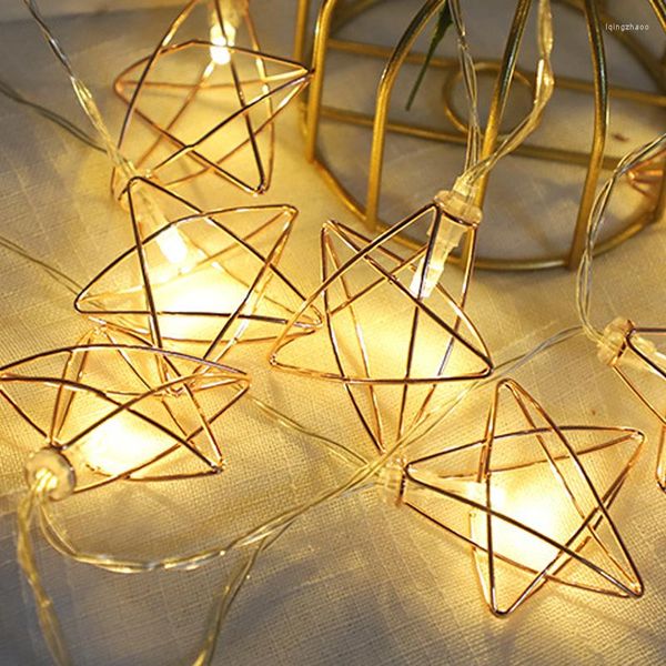 Cordas Usb / Bateria Operado Star String Luzes LED Fada Guirlanda de Natal para Festa Casamento Casa Ao Ar Livre Decoração do Pátio