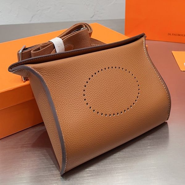 Borse a tracolla di design in pelle di vacchetta Borsa a tracolla di lusso di moda di alta qualità Borse a tracolla Hasp di alta qualità Borse a marsupio da uomo Borsa per cellulare