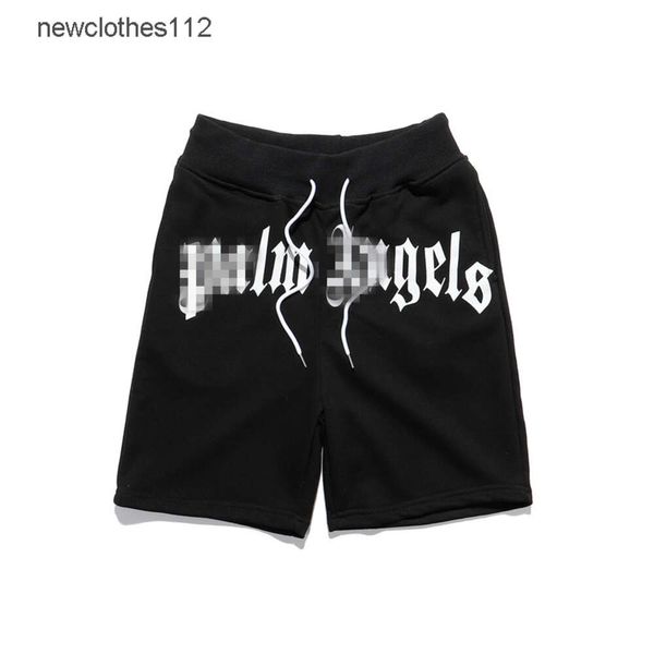 Palm Angel moda hip hop tendenza stampa lettere sciolte pantaloni casual sportivi pantaloncini Capris da uomo e da donna