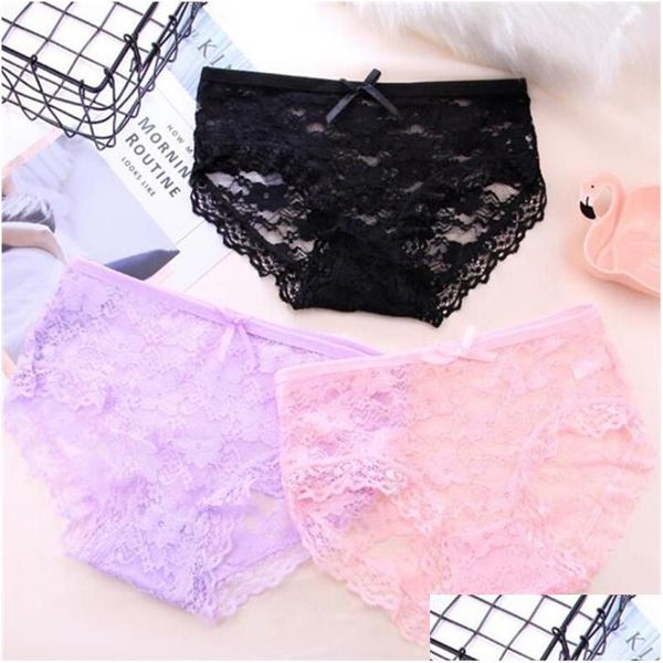 Panties PCS Pamuk İç Çamaşır Kızlar için 2021 Çocuk Yumuşak Gençler Şeker Renk Bri Özü SQ-017-2-7P Damla Teslim Bebek Çocukları Annelik Cl Dhoso