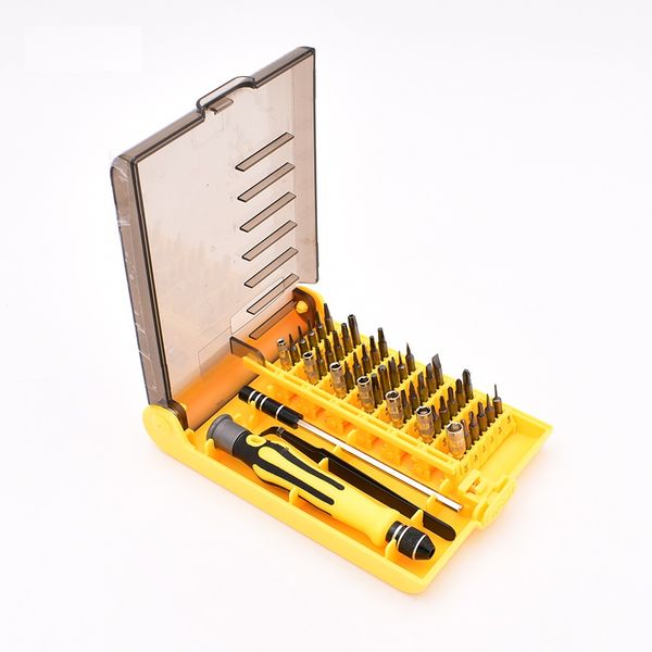 45-in-1-Elektronen-Torx-Mini-Magnet-Schraubendreher-Set, Handwerkzeug-Set, Öffnungsreparatur, Telefon-Werkzeuge, 10 Stück