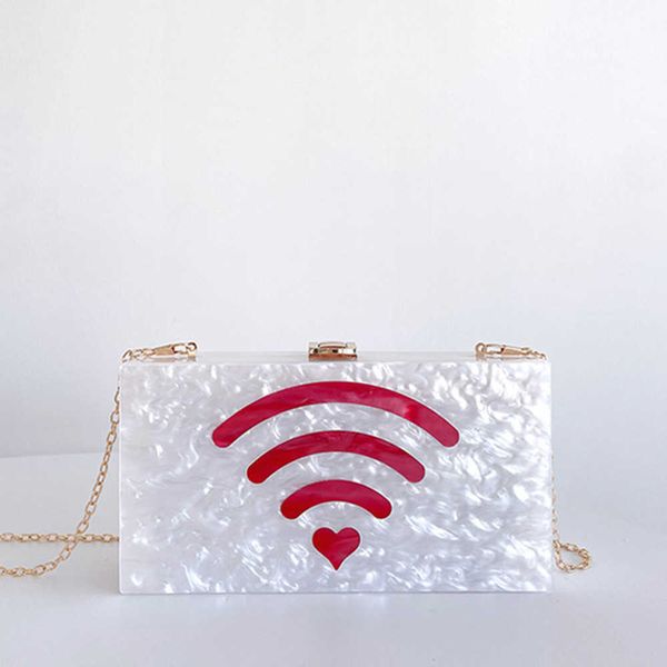 Умная сумка Guling, акриловая сумка, сумка на цепочке с Wi-Fi, женская сумка с облачным клеем, маленькая квадратная сумка, новая косая сумка Xiaoqing 230914