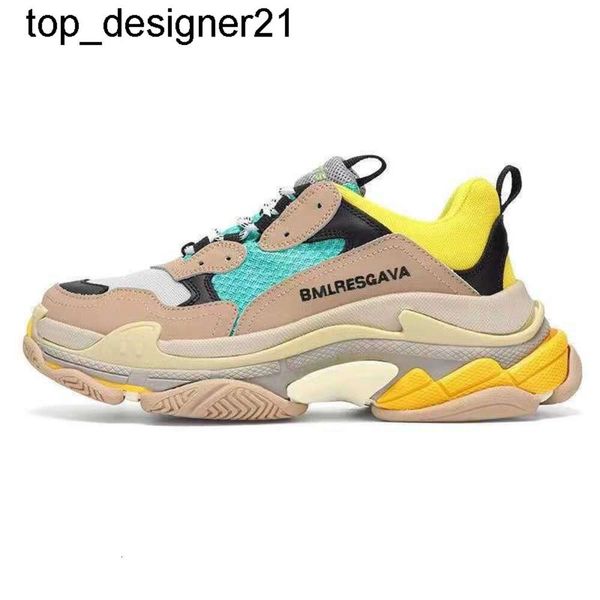 2023 Neue Männer Frauen Designer Freizeitschuhe Plattform Turnschuhe Klare Sohle Schwarz Weiß Grau Rot Rosa Blau Royal Neon Green Herren Trainer Tennisschuhe