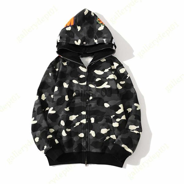 Erkek Hoodies Sweatshirts Erkek Hoodies Tasarımcı Hoodie Mermer Camo Cep Sweatshirts Çift Kapak Ayakta Yüksek Sokak Nakış Yama Sweaters Kaput Hip Hop gevşek