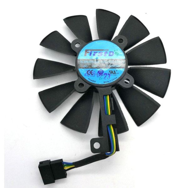 Вентиляторы Охлаждения Оригинальный охлаждающий вентилятор для видеокарты Fdc10H12S9-C T129215Sm Pld09210S12M 12 В 0,25 А Шаг 28 мм Диаметр 88 мм Прямая доставка Dh9Xm