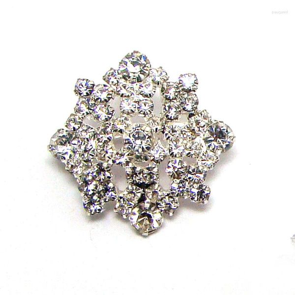 Broschen, individuelles Design, Geschenk, Strass, quadratisch, filigran, modisch, Pin, Brosche, Ornament, Schmuck, Zubehör, 6 Stück x