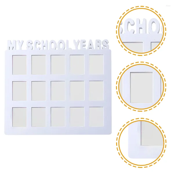 Frames Baby Po Frame School Year Picture My Years Graduation White Pvc Collage Student