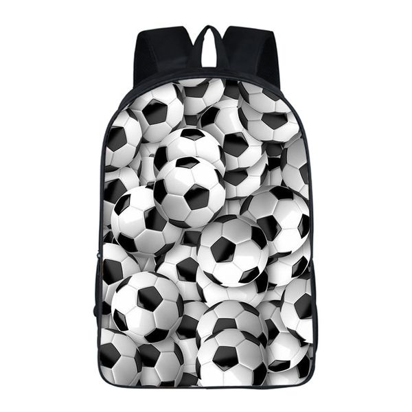 Mochilas Futebol Esporte Impressão Mochila Estudante Confortável Armazenamento Schoolbag Kids Book Bag Adolescente Laptop Mochila Diária Casual Mochila 230914