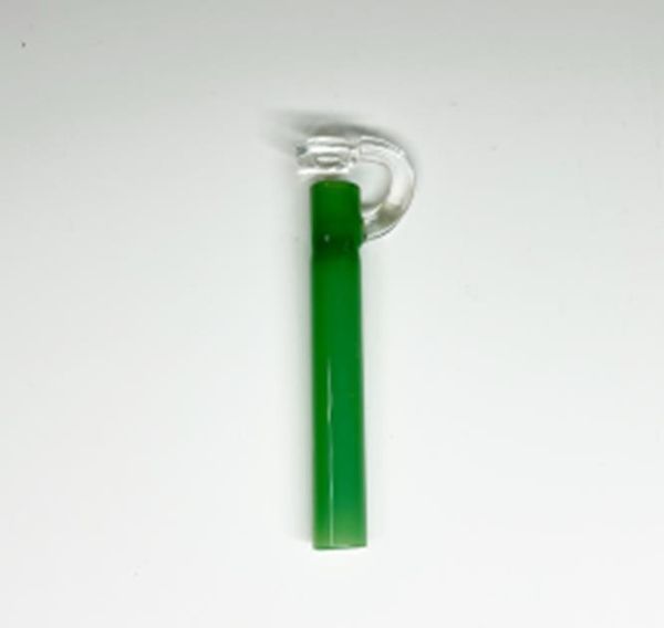 Glasfilter Shisha Bong Dick Pyrex 12mm Tabak Trockenkräuter Zigarettenpapier Handgeblasen One Hitter Pfeife Rauchzubehör