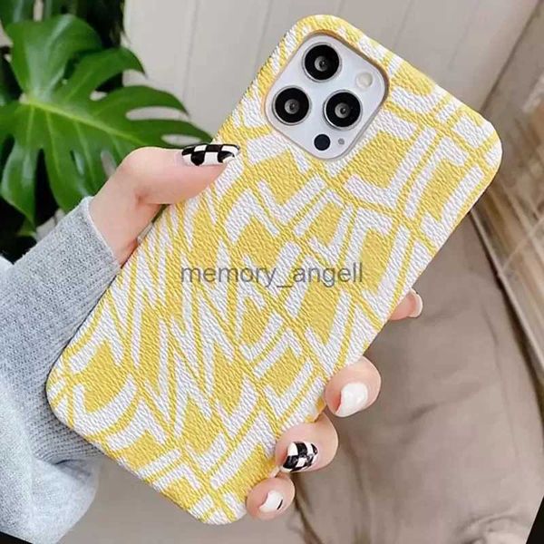 Shell Designers Mobile Shell para IPhone 14 13 12 11 pro x xs max xr 8 7 Plus Marca Fashion Phone case trança Shell Ultra Cover 2305237PE HKD230914