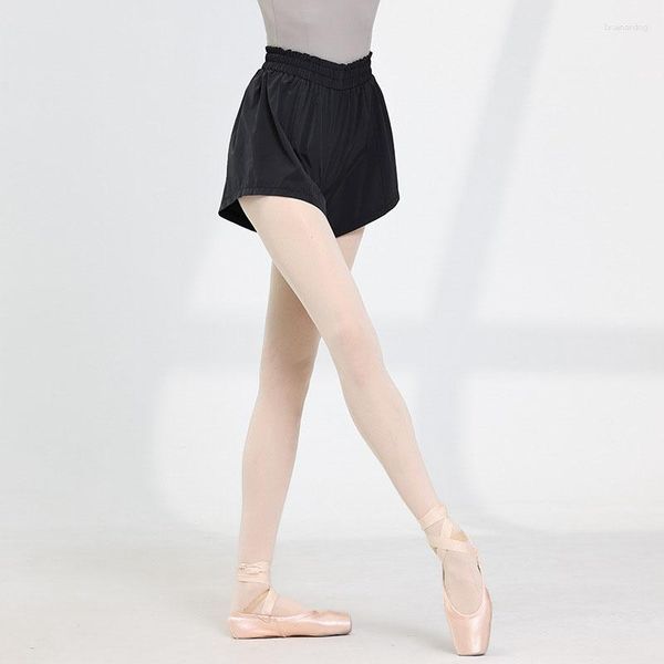 Palco desgaste ballet dança calças curtas adulto diário confortável ao ar livre prática dança roupas simples moderno cintura alta