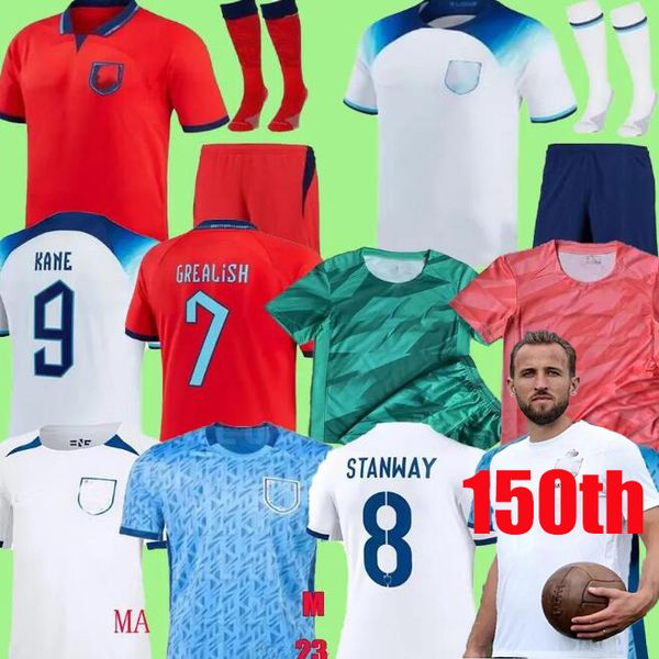 England Fußballtrikots 2023 DAMEN KANE RASHFOR DTOONE SANCHO STANWAY FODEN 22 23 spezielles Fußballtrikot Herren Kinderset WES Uniform CARTER CHARLES RUSSO ROBINSON